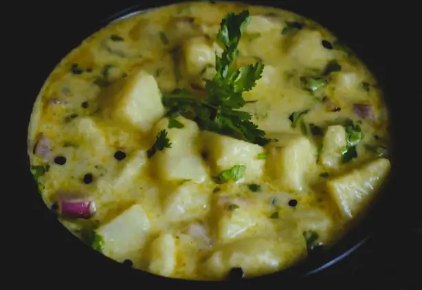 Foto von Nepalesischer Kartoffelsalat Chukauni – fertig angerichtet