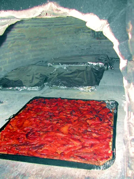 Foto von Mallorquinische Coca de Trampó – fertig angerichtet