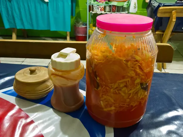 Foto von Salvadorianischer Krautsalat Curtido – fertig angerichtet