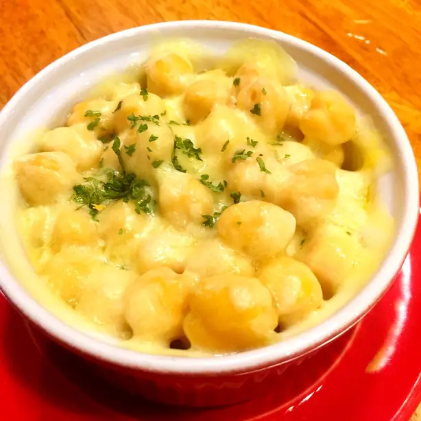 Foto von Koreanisches Corn Cheese Klassisch – fertig angerichtet