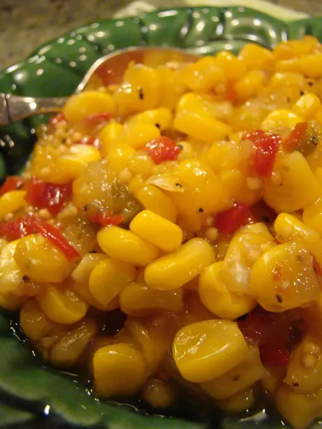 Foto von Südstaaten Corn Relish klassisch – fertig angerichtet