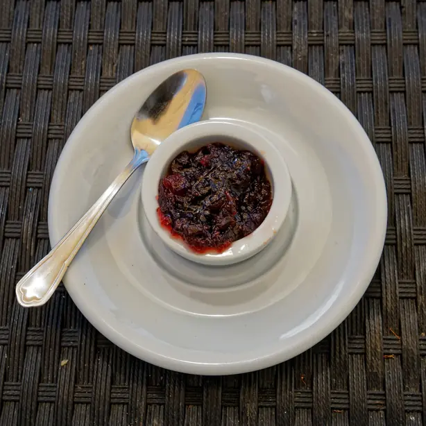 Cranberry sauce at Green Man pub, Takeley Street, Essex, England – Foto: Acabashi (CC BY-SA 4.0)