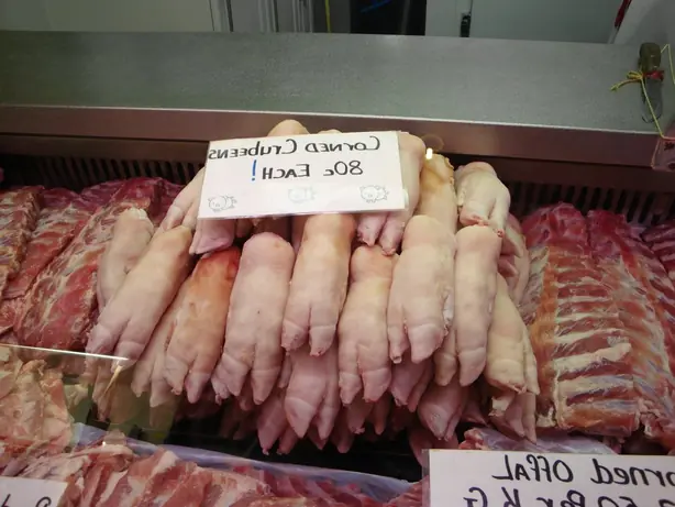 Foto von Klassische Irische Crubeens – fertig angerichtet