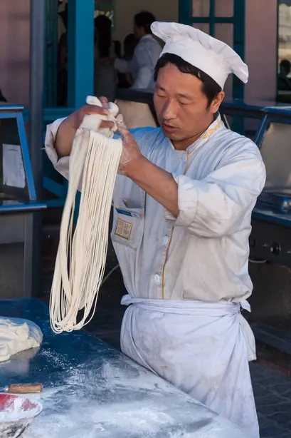 Foto von Lokshen Nudeln – jüdisch-osteuropäisch – fertig angerichtet