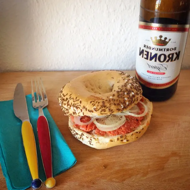 Foto von Schwäbischer Salzkuchen Klassisch (2) – fertig angerichtet