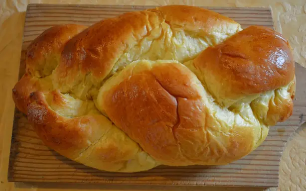 Foto von Französische Gâche de Vendée – fertig angerichtet