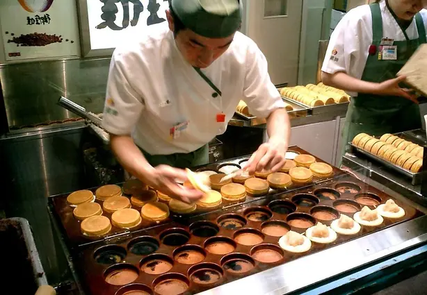 Foto von Japanische Imagawayaki mit Anko – fertig angerichtet