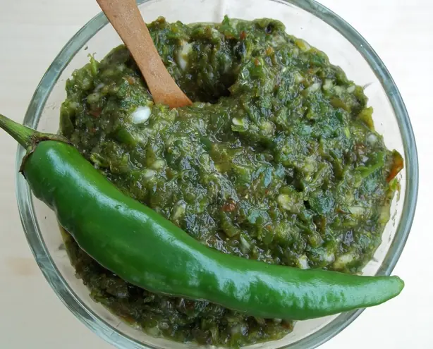 Foto von Georgische Würzpaste Adschika – fertig angerichtet