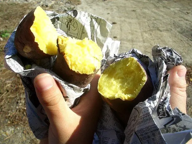 Foto von Japanische Yakiimo Süßkartoffel – fertig angerichtet