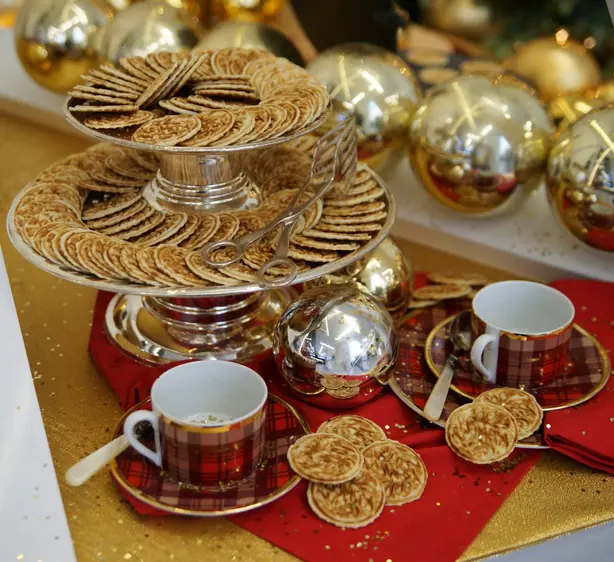 Foto von Schweizer Bretzeli Bricelet – fertig angerichtet