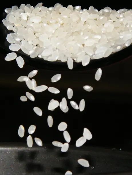 Foto von Klassischer Koshihikari Reis Japanisch – fertig angerichtet