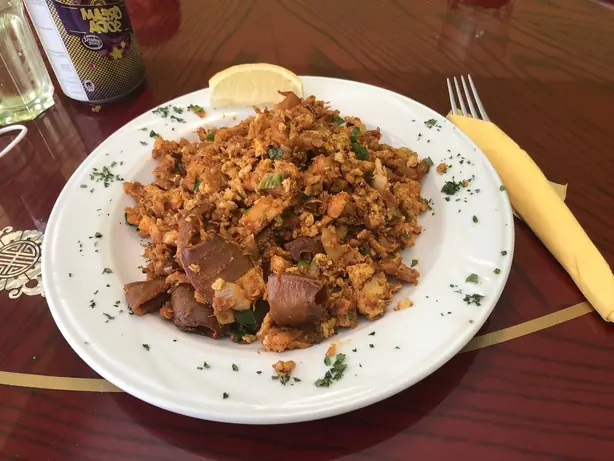 Foto von Sri Lankisches Kottu Roti Klassisch – fertig angerichtet