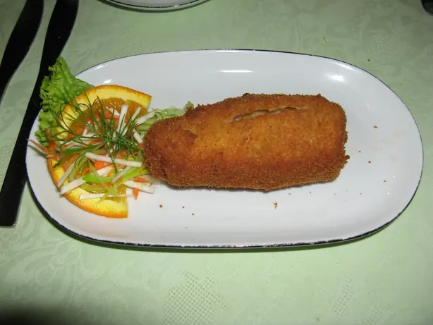 Foto von Polnische Krokiety mit Kraut & Pilzen – fertig angerichtet