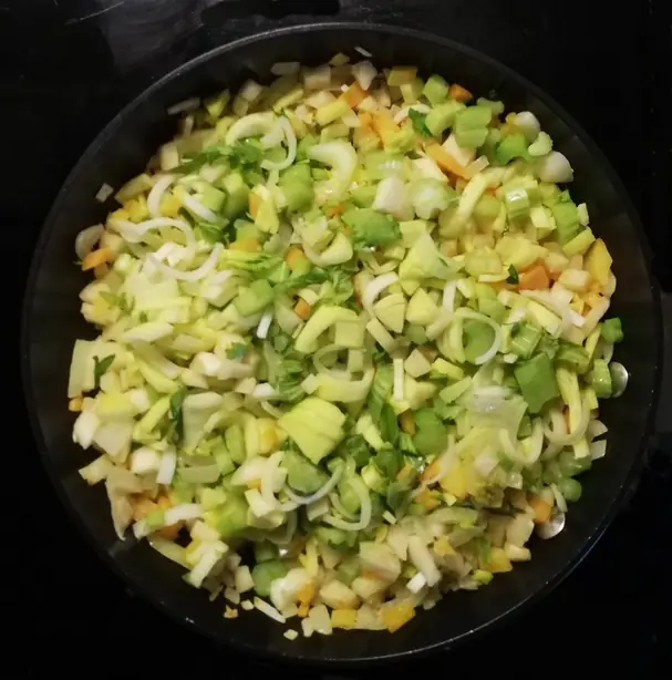 Foto von Lachslasagne – fertig angerichtet