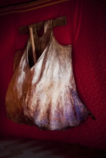 Foto von Traditioneller Mongolischer Kumys Airag – fertig angerichtet