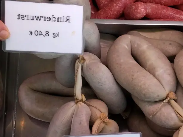 Foto von Westfälische Rinderwurst Rinderpümmel (3) – fertig angerichtet