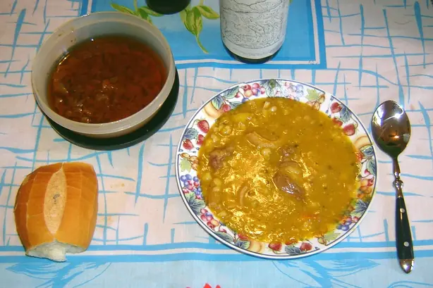 Foto von Argentinischer Locro Criollo – fertig angerichtet