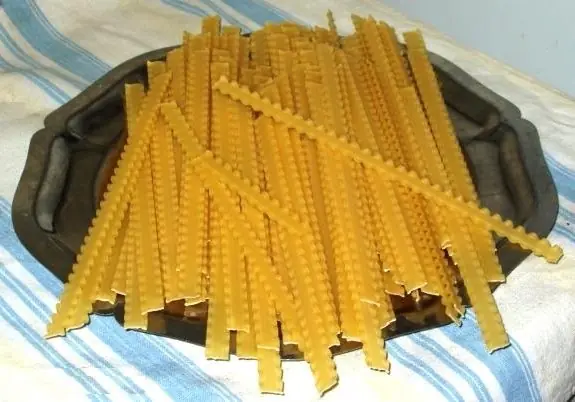 Foto von Mafaldine Napoletane klassisch – fertig angerichtet