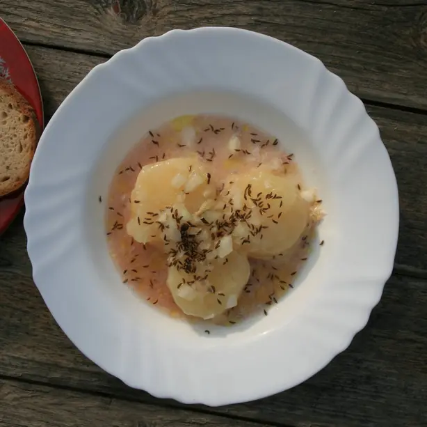 Foto von Mainzer Handkäs mit Musik – fertig angerichtet