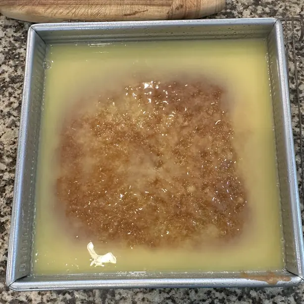 Foto von Südafrikanischer Malva Pudding – fertig angerichtet