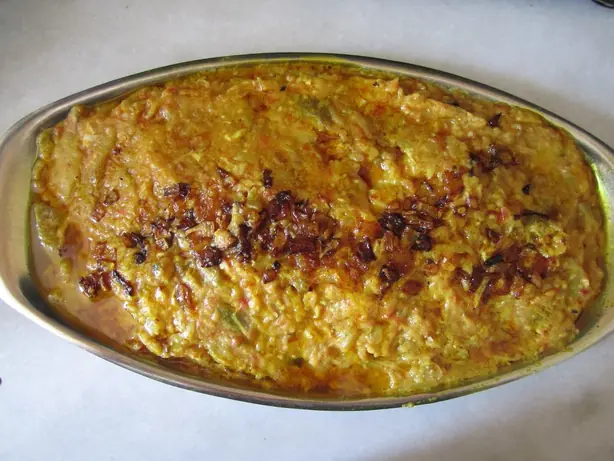 Foto von Persisches Mirza Ghasemi klassisch – fertig angerichtet