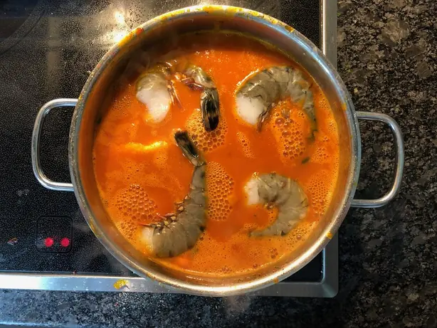 Foto von Brasilianische Moqueca Baiana – fertig angerichtet