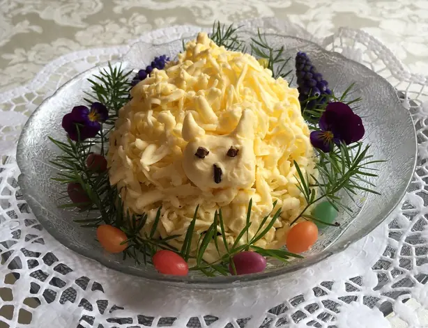 Foto von Kärntner Gefüllte Butter traditionell – fertig angerichtet