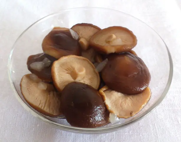 Foto von Russische Salzpilze Solenje – fertig angerichtet