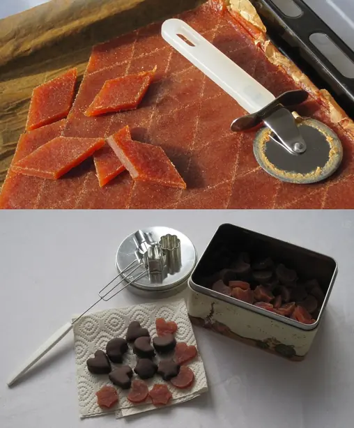 Foto von Klassisches Quittenbrot Dulce de Membrillo – fertig angerichtet