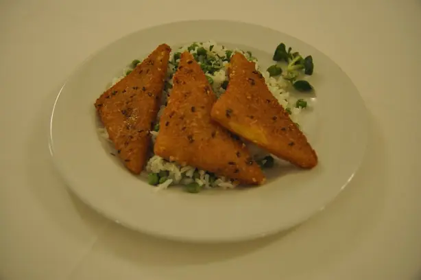 Foto von Rumänischer Cașcaval pane – fertig angerichtet