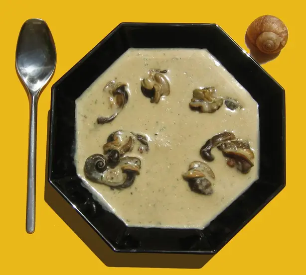 Foto von Badische Schneckensuppe – fertig angerichtet