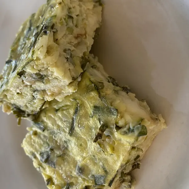 Foto von Australischer Zucchini Slice – fertig angerichtet