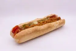 Foto von Irisches Chicken Fillet Roll Original – fertig angerichtet