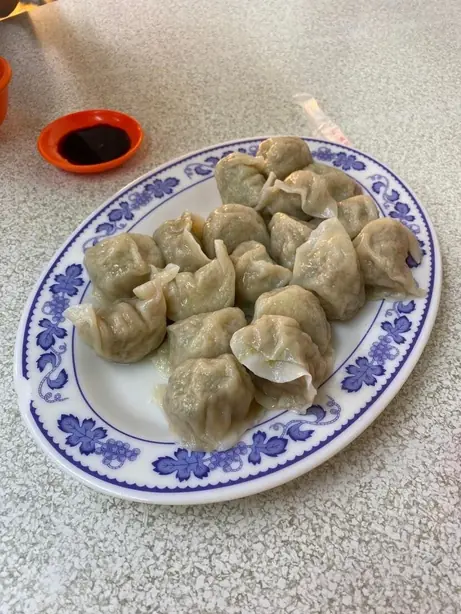 Foto von Japanische Gyoza (Yaki Gyoza) - Knusprige Teigtaschen mit saftiger Füllung – fertig angerichtet