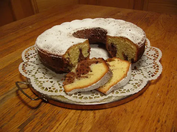 Foto von Kuchen – Das Originalrezept aus den Dakotas (Cremiger Hefeteig-Fruchttraum) – fertig angerichtet
