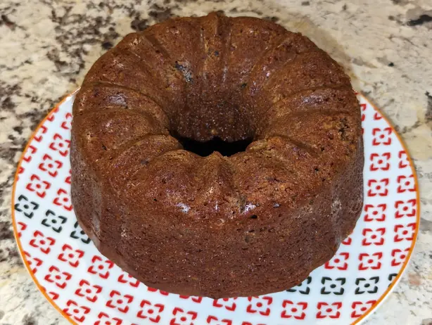 Foto von Medivnyk - Traditioneller Ukrainischer Honigkuchen – fertig angerichtet