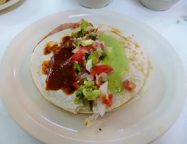 Foto von Mexikanische Sincronizada – fertig angerichtet