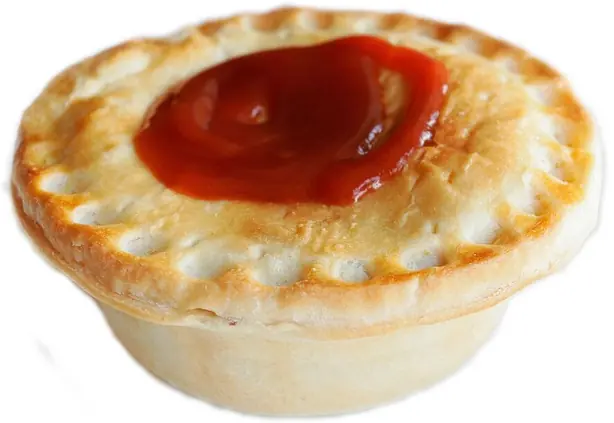 Foto von Original New Zealand Mince & Cheese Pie – Der Kiwi-Kultklassiker – fertig angerichtet