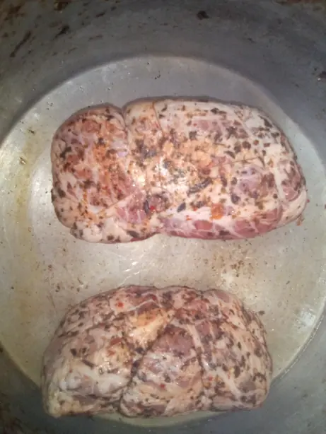 Foto von Pamplona (Uruguayische Grillroulade) – fertig angerichtet