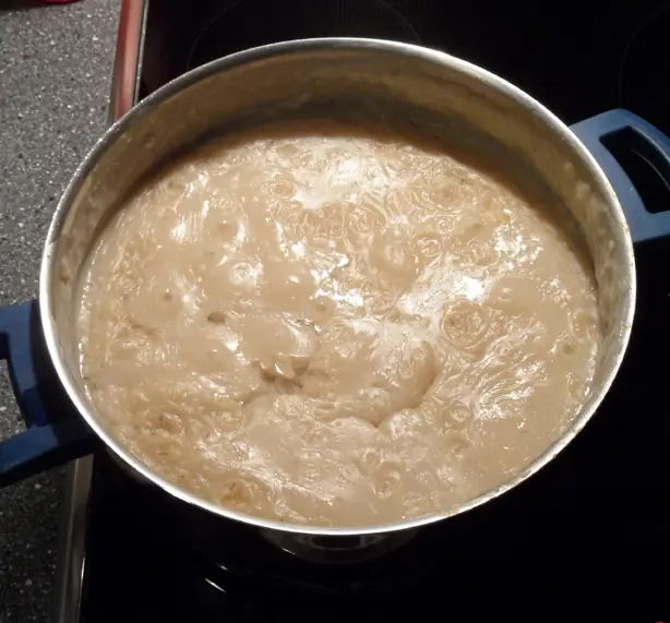 Foto von Rumfordsuppe (Rumford's Soup) – fertig angerichtet