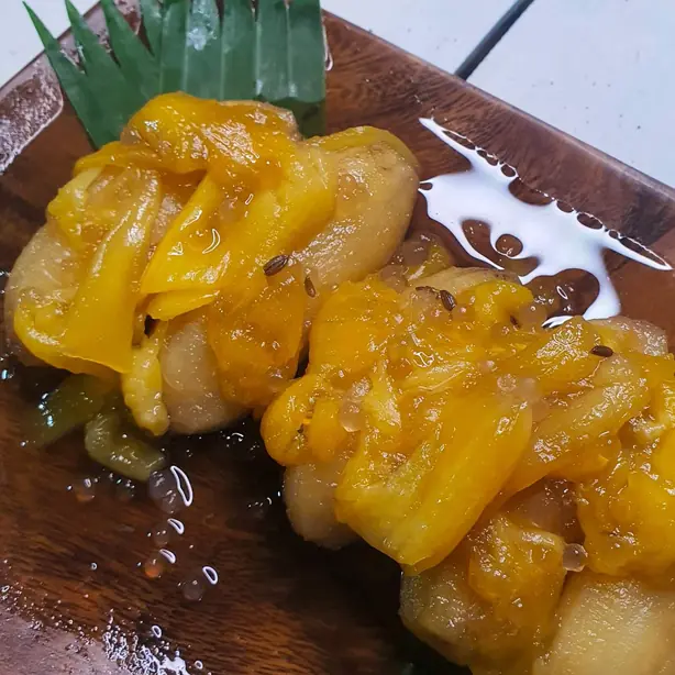 Foto von Saba con Hielo (Philippinisches Bananen-Eis-Dessert) – fertig angerichtet