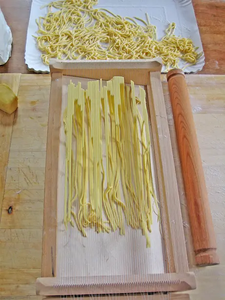 Foto von Spaghetti alla Chitarra – fertig angerichtet