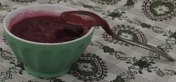 Foto von Sugolo (Italienischer Traubenmost-Pudding) – fertig angerichtet