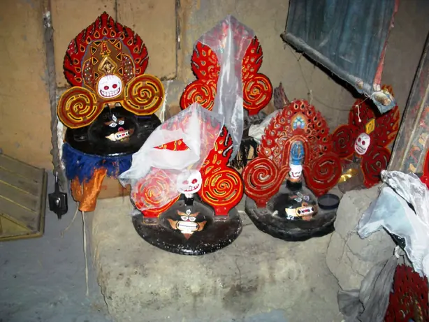 Foto von Tibetisches Torma (Essbare Opfergabe) – fertig angerichtet