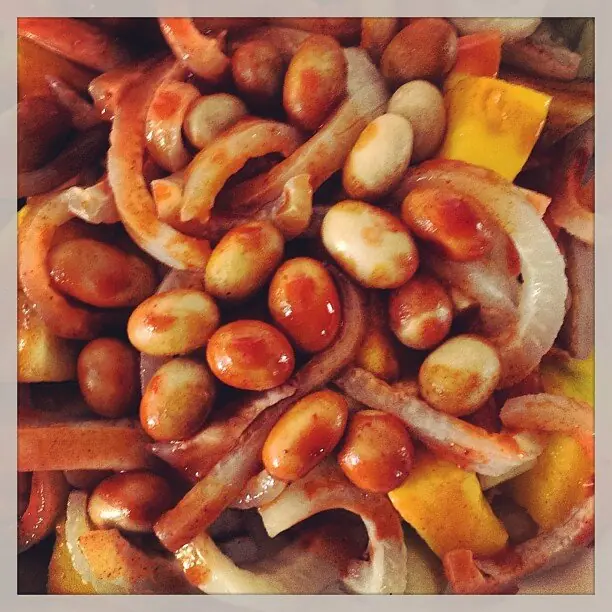 Foto von Tostilocos (Dorilocos) – fertig angerichtet