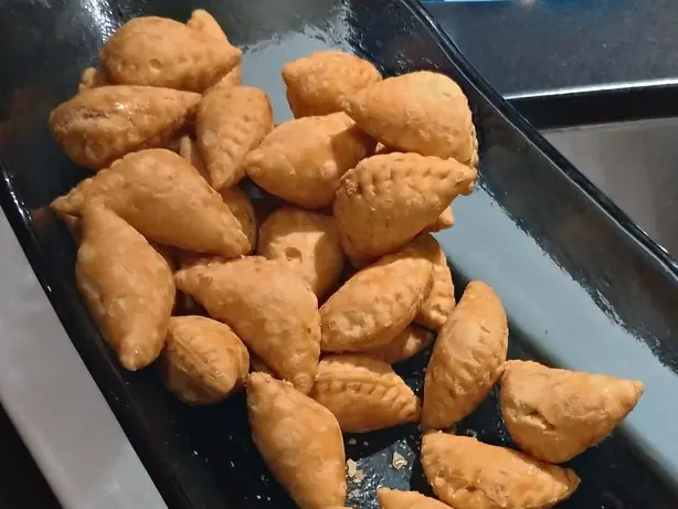 Foto von Yau Gok (Kantonesische Neujahrstaschen) – fertig angerichtet