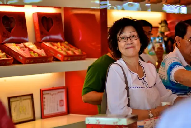 Foto von Klassische Taiwanesische Sonnenkekse – fertig angerichtet