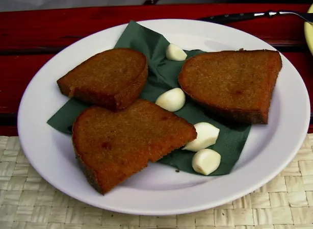 Foto von Böhmische Topinky klassisch – fertig angerichtet