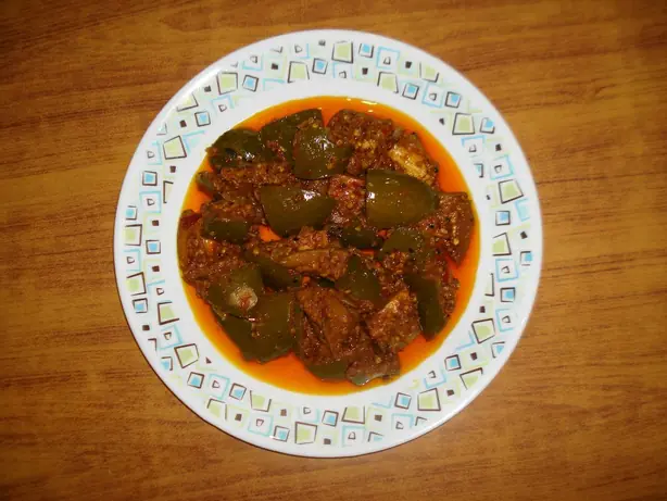 Foto von Indisches Mangopickel – fertig angerichtet