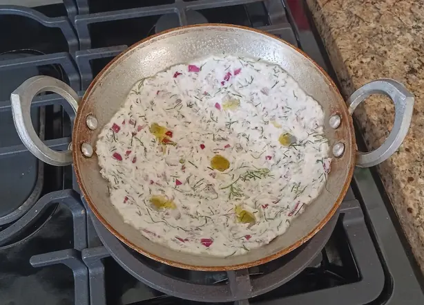 Foto von Akki Rotti Reisfladen – fertig angerichtet